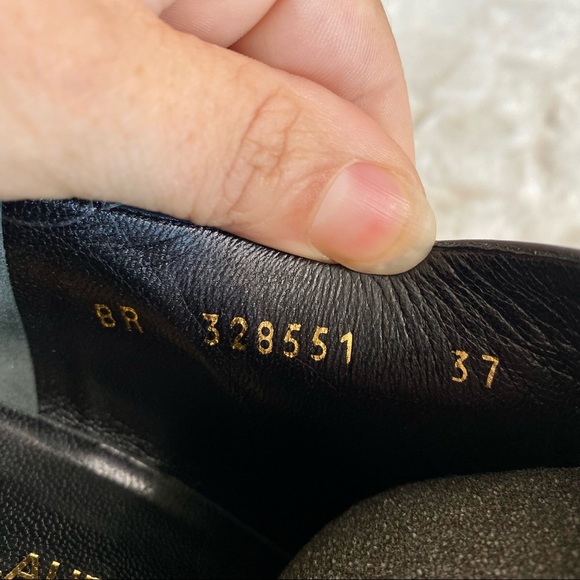 Saint Laurent Studded Point-Toe Ankle Bootie - Picture 9 of 16